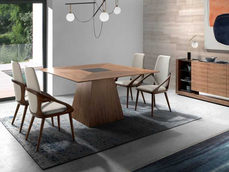 Chaise design en bois massif - ABBEY