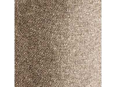 Modern design chair upholstered in fabric with stainless steel legs - ABACO ROND