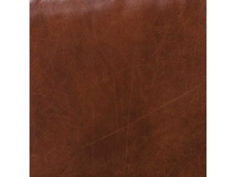 Classic design Chesterfield armchair upholstered in genuine leather with wheels - ARIANO