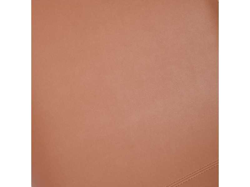 Fauteuil pivotant avec piètement en acier inoxydable noir mat - VOLARE