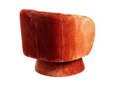 Modern design swivel armchair - ALAN TERRACOTA