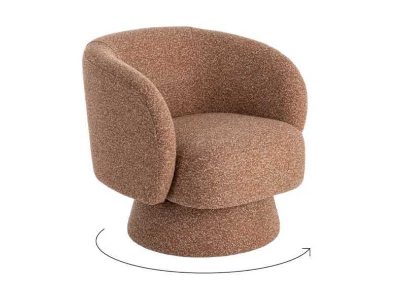 Modern design swivel armchair - ALAN SALMÓN