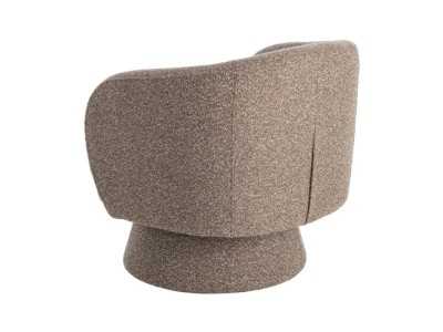 Fauteuil pivotant au design moderne - ALAN BEIGE