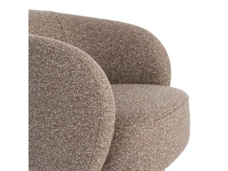 Modern design swivel armchair - ALAN BEIGE