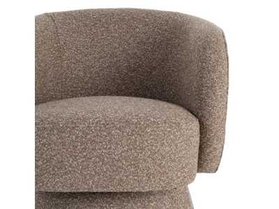 Fauteuil pivotant au design moderne - ALAN BEIGE