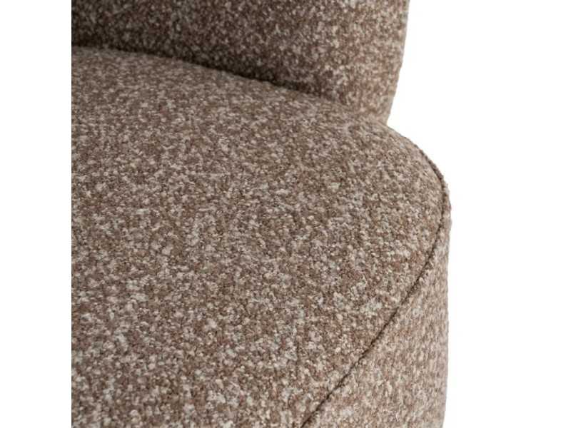 Modern design swivel armchair - ALAN BEIGE