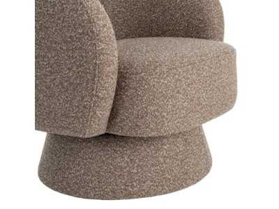 Modern design swivel armchair - ALAN BEIGE