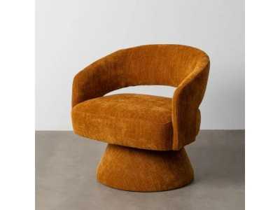 Modern design swivel armchair - DAVIDE OCRE