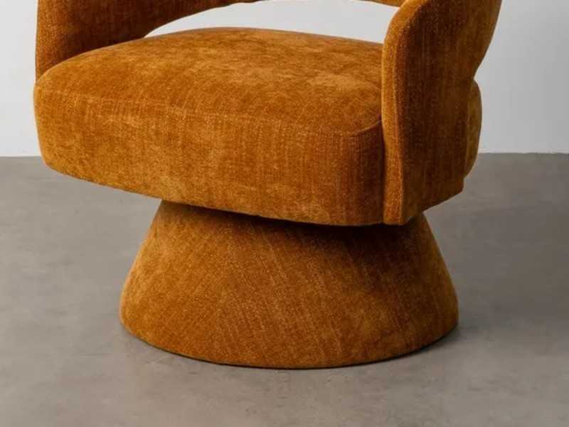 Fauteuil pivotant au design moderne - DAVIDE OCRE