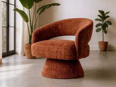 Modern design swivel armchair - DAVIDE TEJA