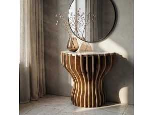 Designer console table with marble top - ABADE 2