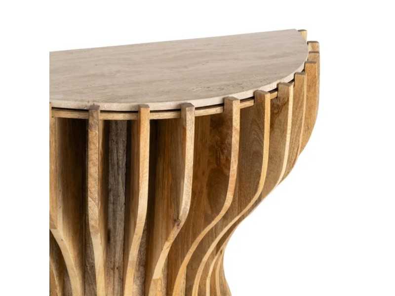 Console design avec plateau en marbre - ABADE