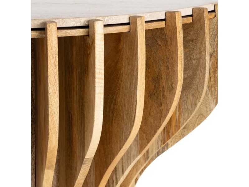 Console design avec plateau en marbre - ABADE