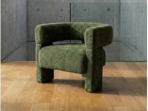 Sillón tapizado de diseño moderno - DARIO VERDE