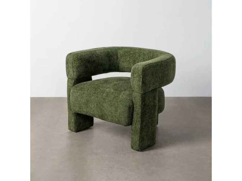 Modern design upholstered armchair - DARIO VERDE