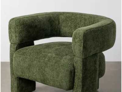 Fauteuil tapissé au design moderne - DARIO VERDE