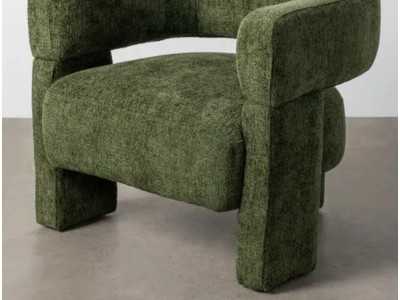 Fauteuil tapissé au design moderne - DARIO VERDE