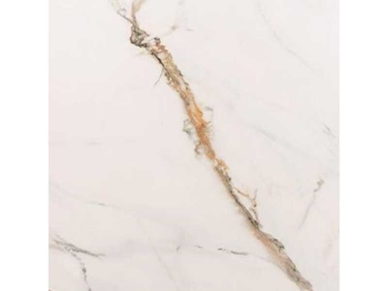 Console au design moderne avec bois, acier inoxydable et plateau en marbre de porcelaine - AALS