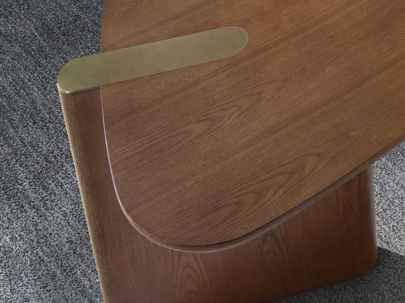 Table de bureau au design moderne en bois - ABADAB