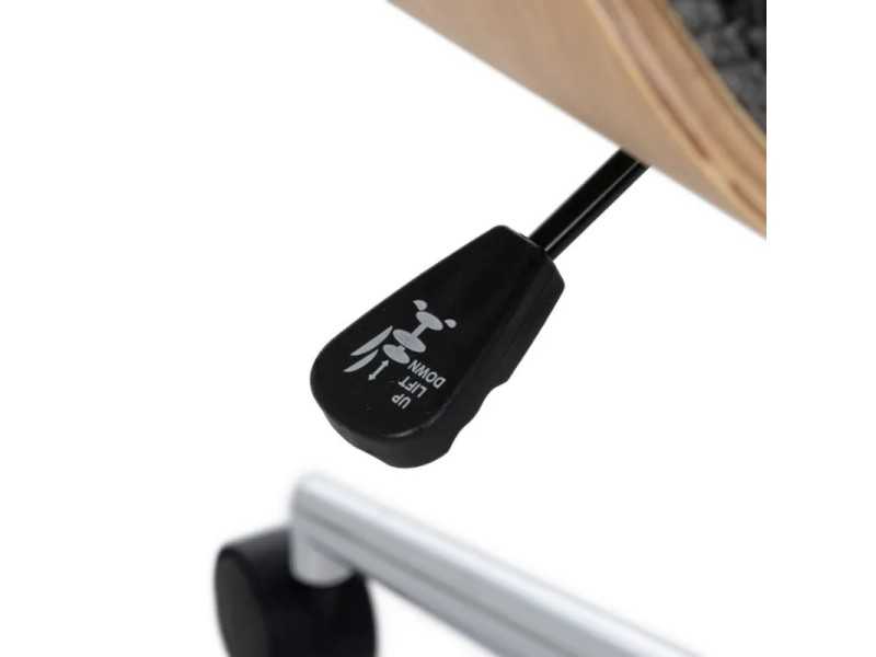 Swivel office chair upholstered in gray fabric - TERZO GRIS