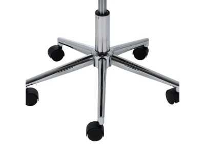 Silla giratoria de oficina tapizada en tela color gris - TERZO GRIS