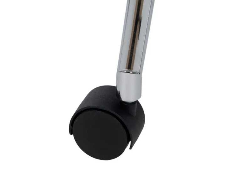 Silla giratoria de oficina tapizada en tela color gris - TERZO GRIS