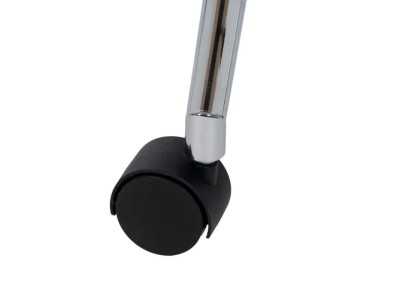 Silla giratoria de oficina tapizada en tela color gris - TERZO GRIS