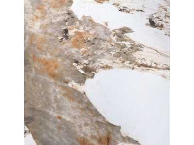 Mesa de comedor extensible con tapa de mármol porcelánico - ABACIAL