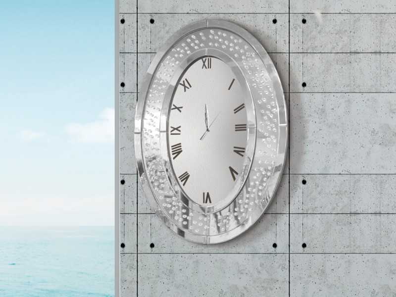 Oval design clock - ALTEA