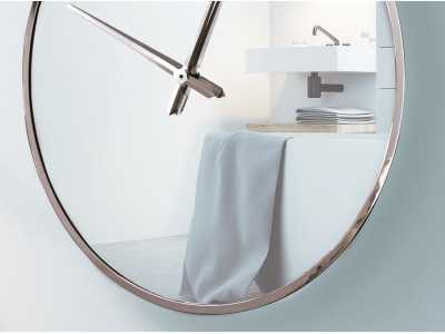 Horloge miroir ronde design - MARBELLA