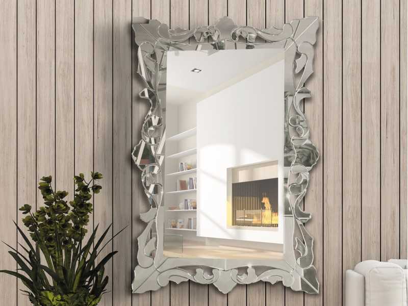 Rectangular Venetian-style mirror - AMERICA
