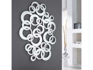 Decorative mirror with a modern design - CERCEAUX 2
