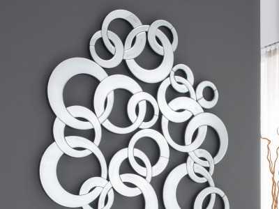 Decorative mirror with a modern design - CERCEAUX