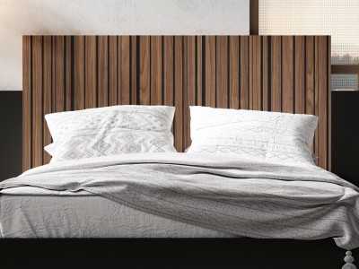 Cama completa de diseño XXL con mesitas de 1 cajón - ALABAMA