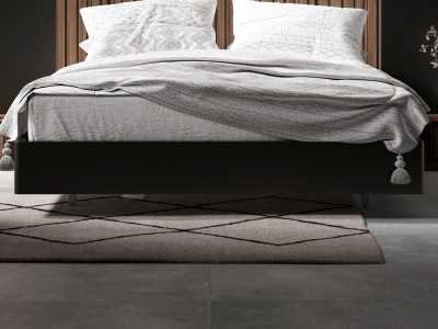 Cama completa de diseño XXL con mesitas de 1 cajón - ALABAMA