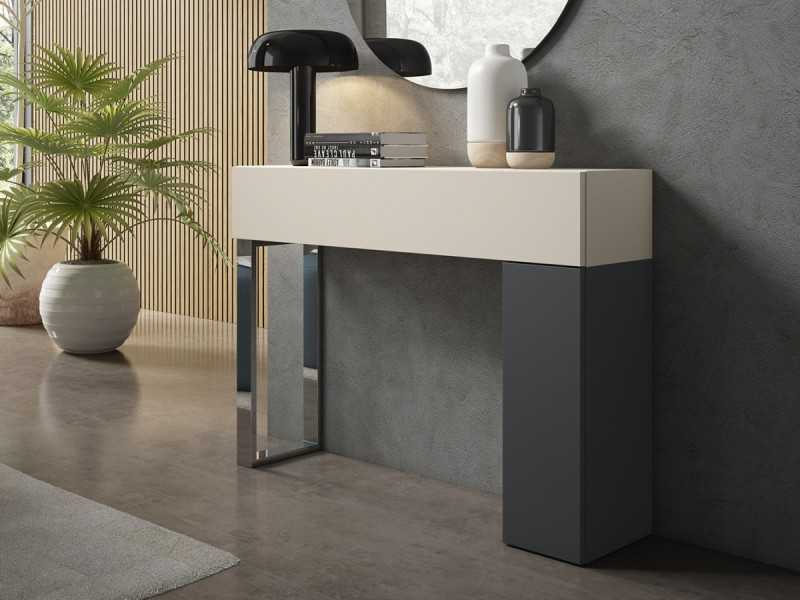 Designer console table with drawer - DENISSE