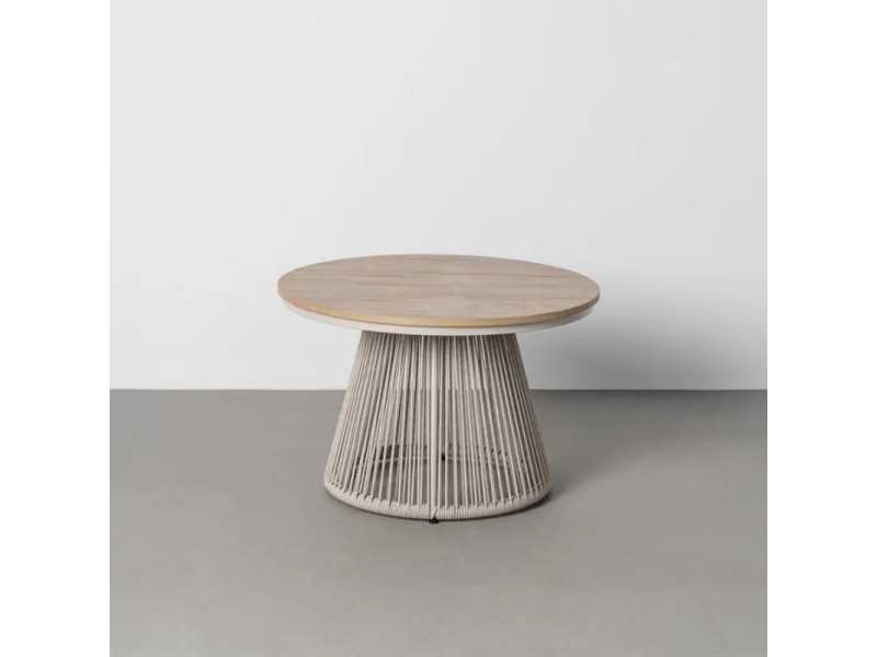 Ensemble de jardin en acier et rotin - AARON