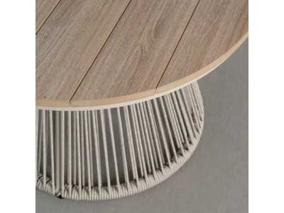 Ensemble de jardin en acier et rotin - AARON