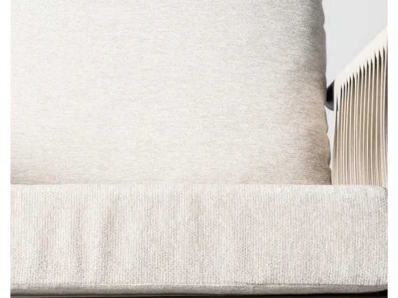 Conjunto de jardín en acero y ratán - ACCUA