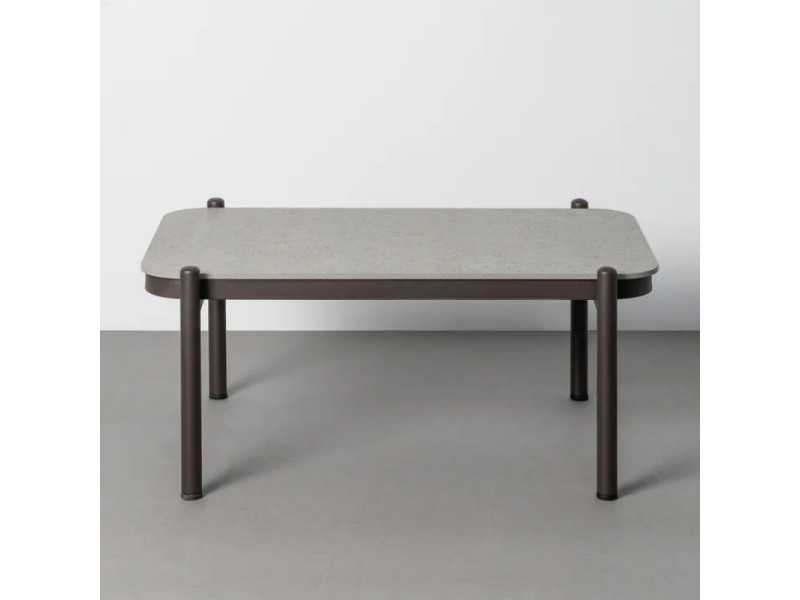 Steel and rattan garden set - ACCUA