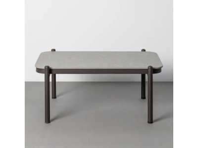 Steel and rattan garden set - ACCUA