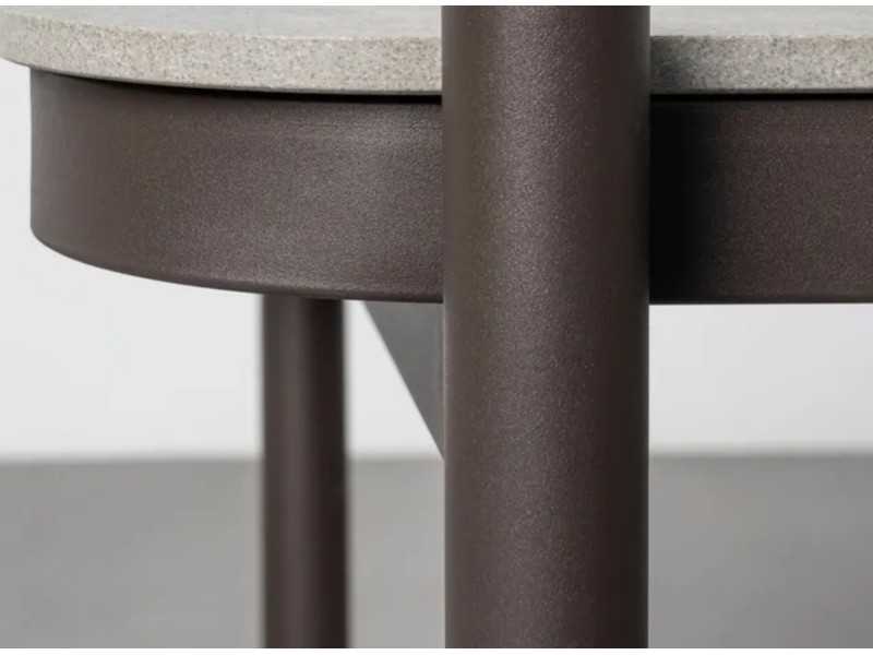 Conjunto de jardín en acero y ratán - ACCUA