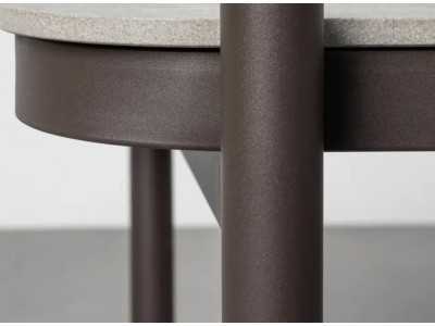 Steel and rattan garden set - ACCUA