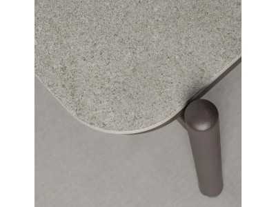 Steel and rattan garden set - ACCUA