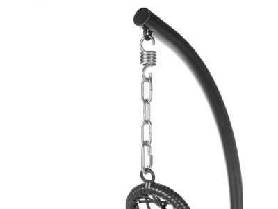 Hanging chair in black finish - BAMBINA NEGRO