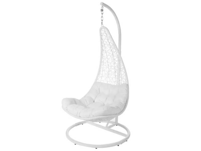 Chaise suspendue en finition noire - BAMBINA BLANCO