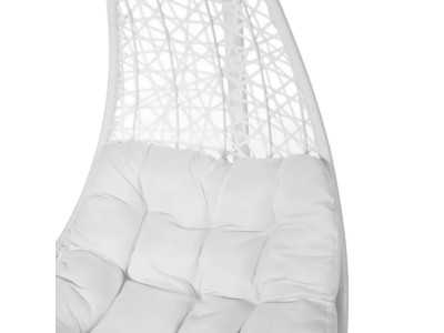 Chaise suspendue en finition noire - BAMBINA BLANCO