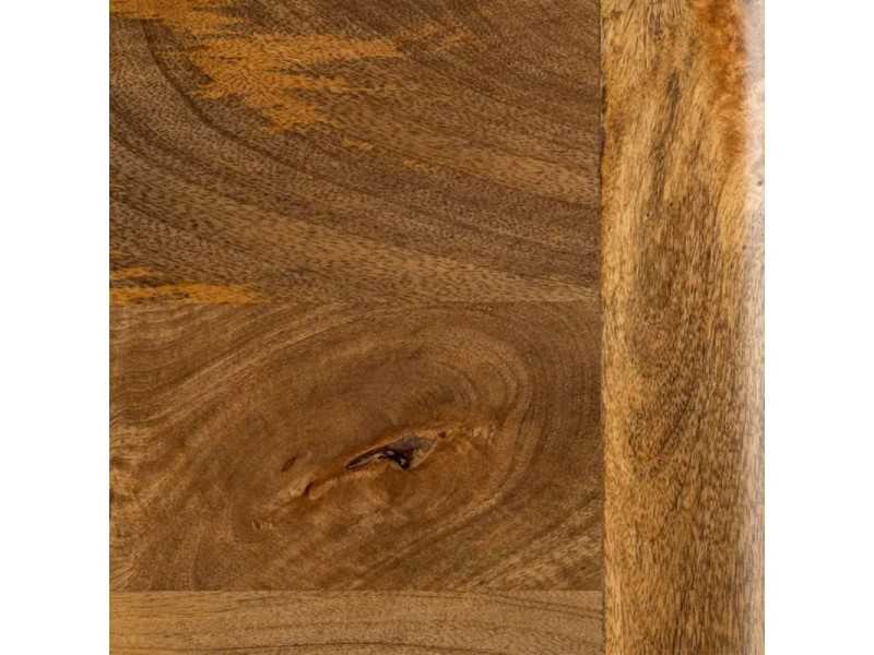 Ensemble de 2 tables basses en bois de manguier massif - AIRE