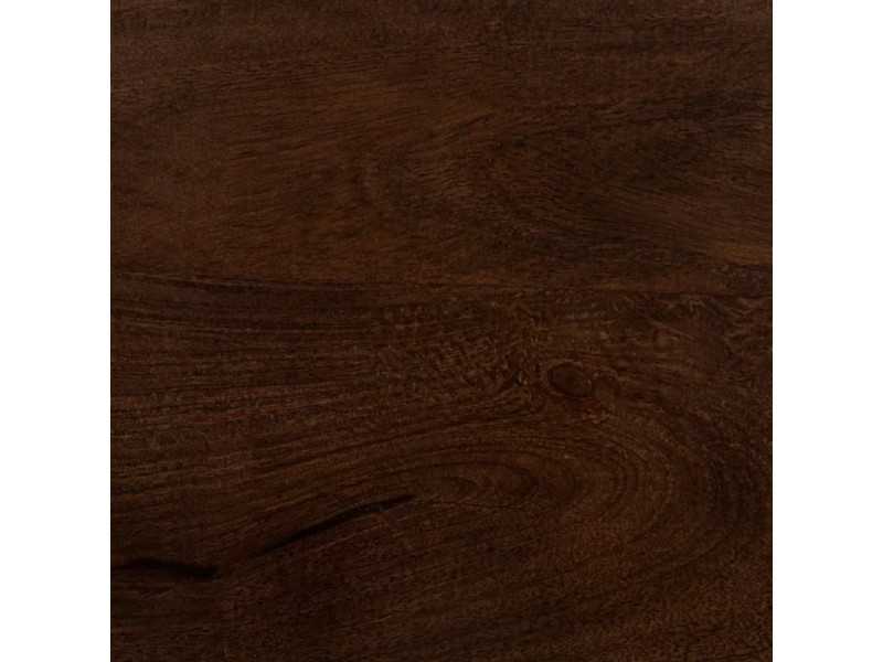 Table basse ovale en bois de manguier - AMAN