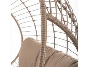 Hanging chair in natural finish - EMMANUELLE 2
